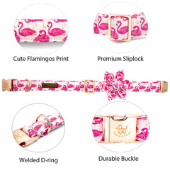 Elegant little tail collar rosado, ajustable para cuellos de 16-26 pulgadas