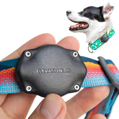 Elevation Lab TagVault en collar AirTag: montaje seguro e impermeable