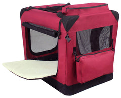 Portabilidad: jaula blanda EliteField con ventilación lateral para mayor confort.