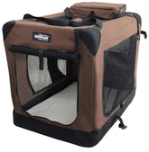 Jaula EliteField para perros con tres puertas, acceso cómodo y ventilación.