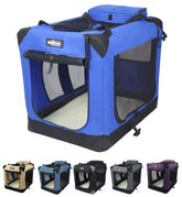 EliteField jaula suave para perros, puerta superior de malla, buena ventilación.