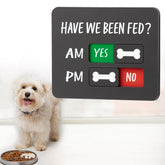 EliteSign signo recordatorio de alimentación para perros con imán, fácil en la nevera.