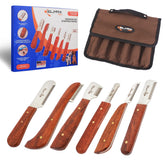 Elmax Pro cuchillo de desprendimiento para perros, pack de 6, elimina subpelaje con precisión.