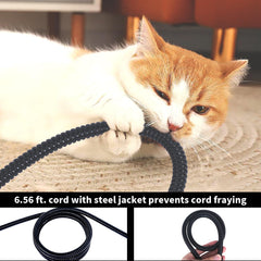 Eloslos diseño impermeable con cable protegido, seguro para exterior.