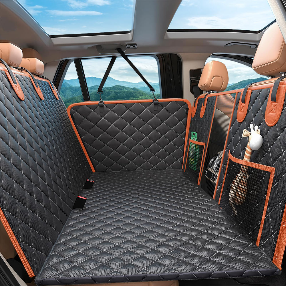 Elufa cubre asiento perro coche trasero protegido y cómodo para la mascota