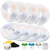 Filtro ELXXROONM para bebedero de gato, 8-pack, compatible con Catit, agua limpia.
