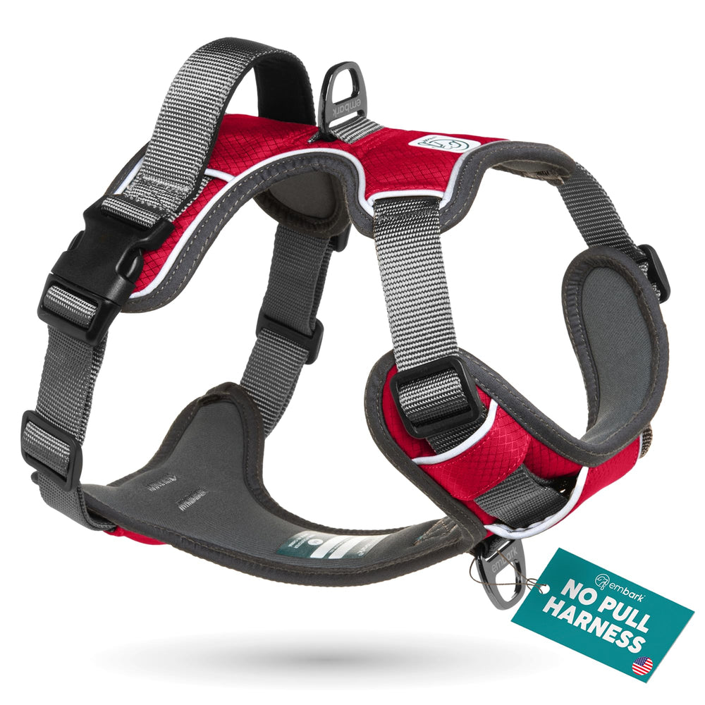 Arnés Embark Adventure con clip frontal para perros grandes, control de paseos