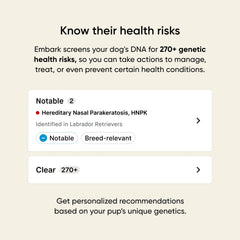 Embark prueba ADN para perro: antepasados y familiares identificados