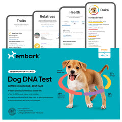 Embark prueba ADN para perro: identificación de raza precisa para conocer a tu compañero