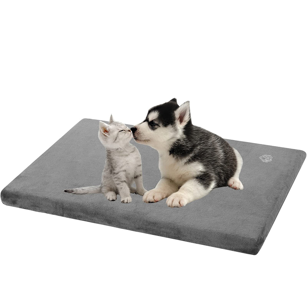 EMPSIGN cama para perro, lateral plush reversible para calor cómodo.