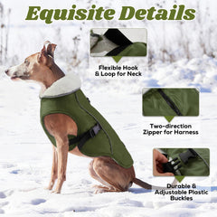EMUST chaqueta canina con hebillas ajustables para un ajuste cómodo