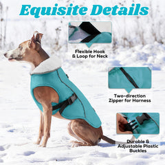EMUST chaleco con forro polar interior cálido para paseos fríos