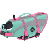 EMUST chaleco salvavidas para perros con bandas reflectantes para mayor visibilidad.
