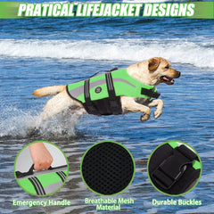 EMUST chaleco salvavidas para perro con correas ajustables y ajuste cómodo