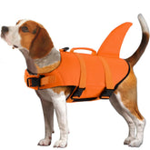 EMUST chaleco salvavidas para perros con manija de rescate, práctico al entrar o salir del agua.