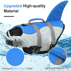 EMUST chaleco salvavidas para perro con manija de rescate para facilitar la salida del agua.