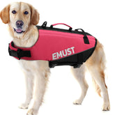 EMUST chaleco salvavidas para perros con flotabilidad superior, ideal para natación.