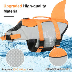 EMUST chaleco salvavidas para perros, detalle del mango de rescate para facilitar sacar al perro del agua.