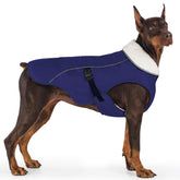 EMUST chaqueta de invierno para perro azul XXL en modelo, ideal para paseos fríos