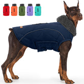 EMUST chaqueta perro con cremallera y arnés para paseos seguros.