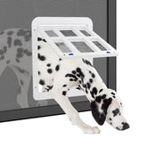 Enjoying puerta para perros para mallas; instalación fácil para uso inmediato.