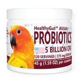 Equa Holistics HealthyGut: bote de probióticos para aves, apoyo digestivo diario.