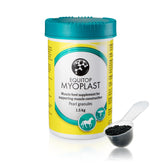 Botella de Equitop Myoplast de 1,5 kg para apoyo al músculo magro.