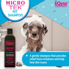 Eqyss Micro-Tek: aplicación suave durante el baño para alivio suave.