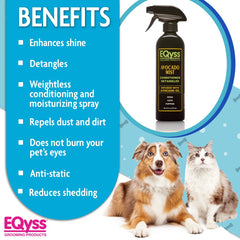 Eqyss Avocado Mist: spray en pelo húmedo o seco para cuidado fácil.