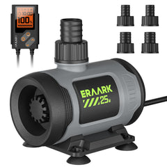 Bomba ERAARK 650GPH sumergible, ideal para acuarios y estanques