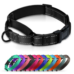 Erbine collar martingale neopreno acolchado negro para paseos cómodos