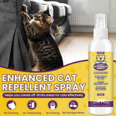 Pulverizador ESIXJS en uso interior y exterior, disuade a los gatos de saltar a superficies.