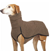 Abrigo Esobo para perros visto de frente, cálido y suave para paseos diarios.