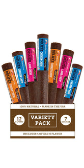 etta says! Deluxe Crunchy Dog Chews variedad 7 pulgadas en empaque 12, ideal para masticar diario