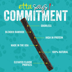 etta says! Masticable de alce de 7 pulgadas para cuidado dental