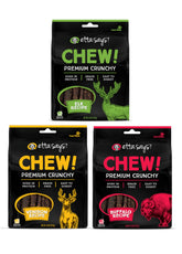 Etta Says pack premium frente, snack sabroso para premiar durante el entrenamiento