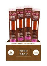 etta says! Yumm Sticks jerky de cerdo para perros, recompensa sabrosa para entrenamiento