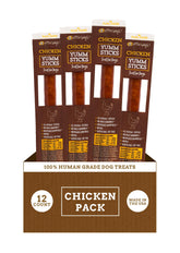 etta says! Yumm Sticks empaque de 12 para perros.
