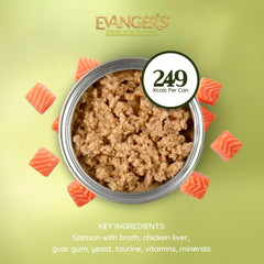 Fórmula libre de granos y gluten en Evanger's Goin’ Fishin’ Dinner
