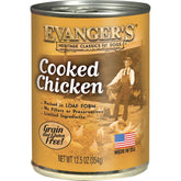 Evanger's Heritage Clasicos pollo cocido en lata, proteína limpia para perros