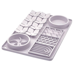 Evenco comedero lento 4en1 en primer plano para comer más despacio.