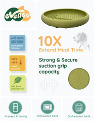 Evenco Lick Mat apto para congelar y prolongar la hora de comida.