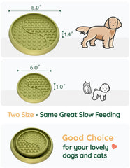 Evenco Lick Mat diseño curvo que ayuda a contener los alimentos.