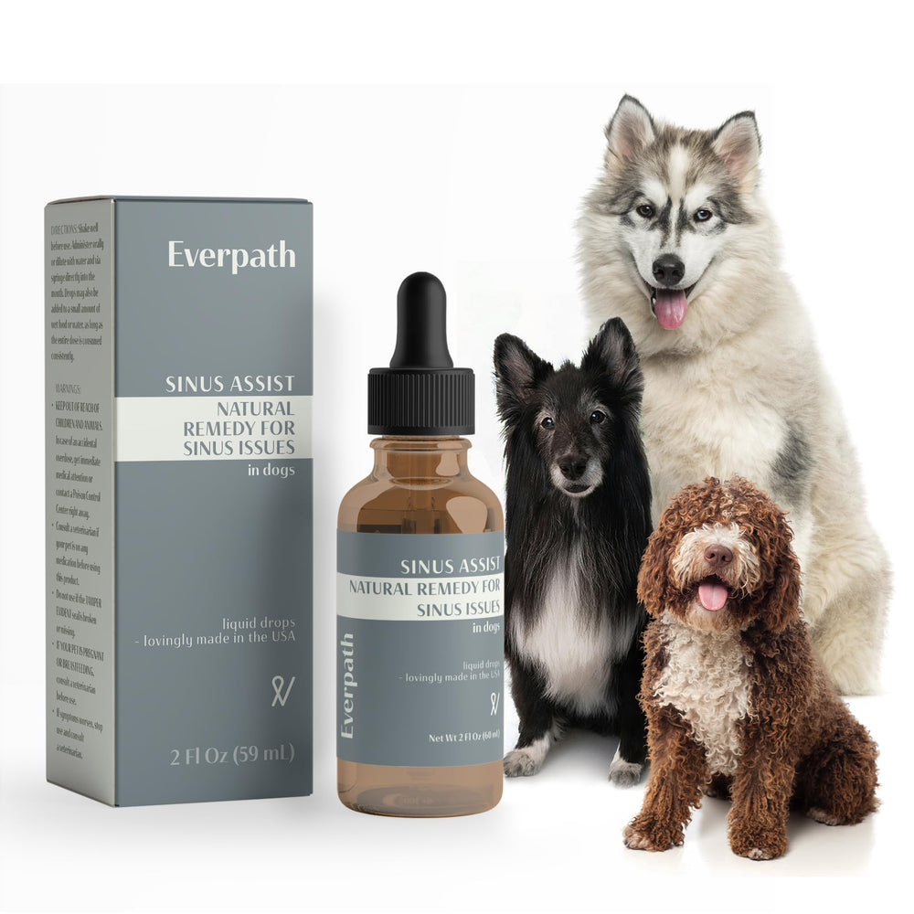 Everpath para perros: botella de 60 ml lista para uso diario.