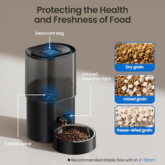 Dispenser de agua Evoliq para gatos con agua fresca y filtración constante.