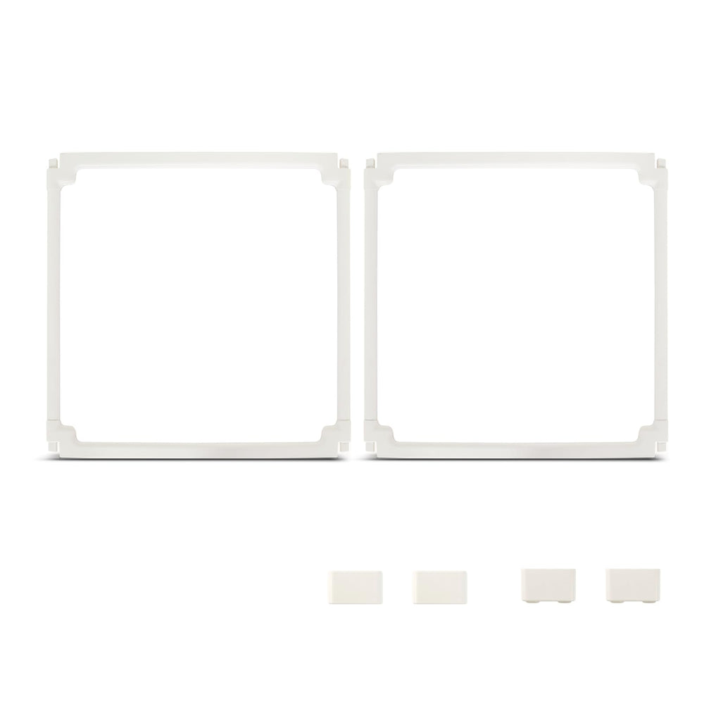 EVOTAILS FlexiSpace, paneles 2 y ajuste de altura para mascotas en interiores.