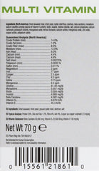 Exo Terra Multivitamínico envase de 70 g, fácil de dosificar en cada comida.
