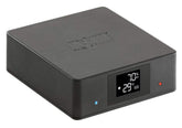 Exo Terra Thermostat con pantalla azul muestra lecturas reales para ajustar temperaturas día y noche
