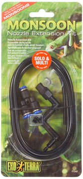 Exo Terra tubo de salida para Monsoon RS400, enfoque en alta presión para lluvia controlada.
