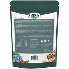 Exotic Nutrition Berries & Bugs: larvas de insectos cargadas de nutrientes.